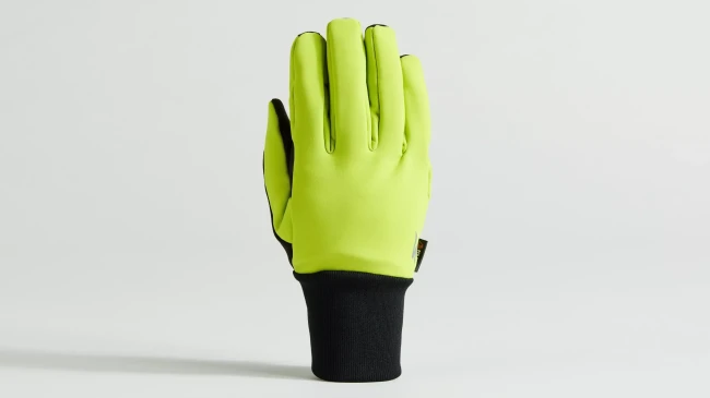 PÁNSKE RUKAVICE SOFTSHELL DEEP WINTER GLOVE Hyper Green ,XL